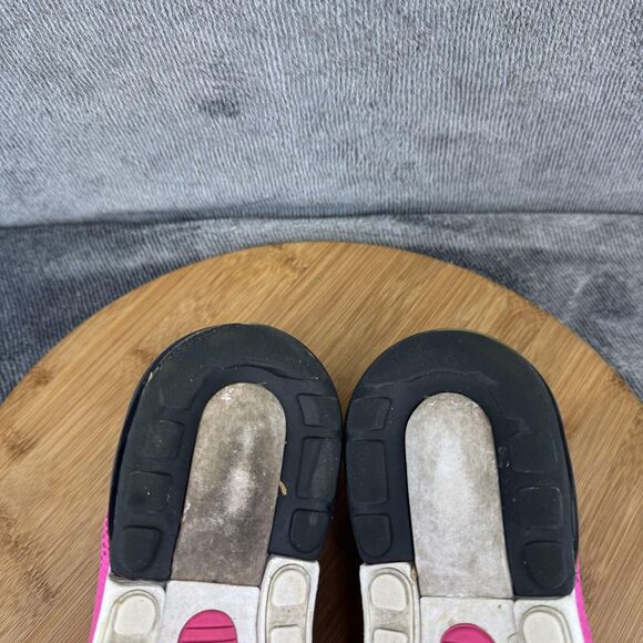 Nike Air Max 270 Shoes Youth Size 1Y Pink Black White Mesh Slip On AO2372-602 - Picture 9 of 10